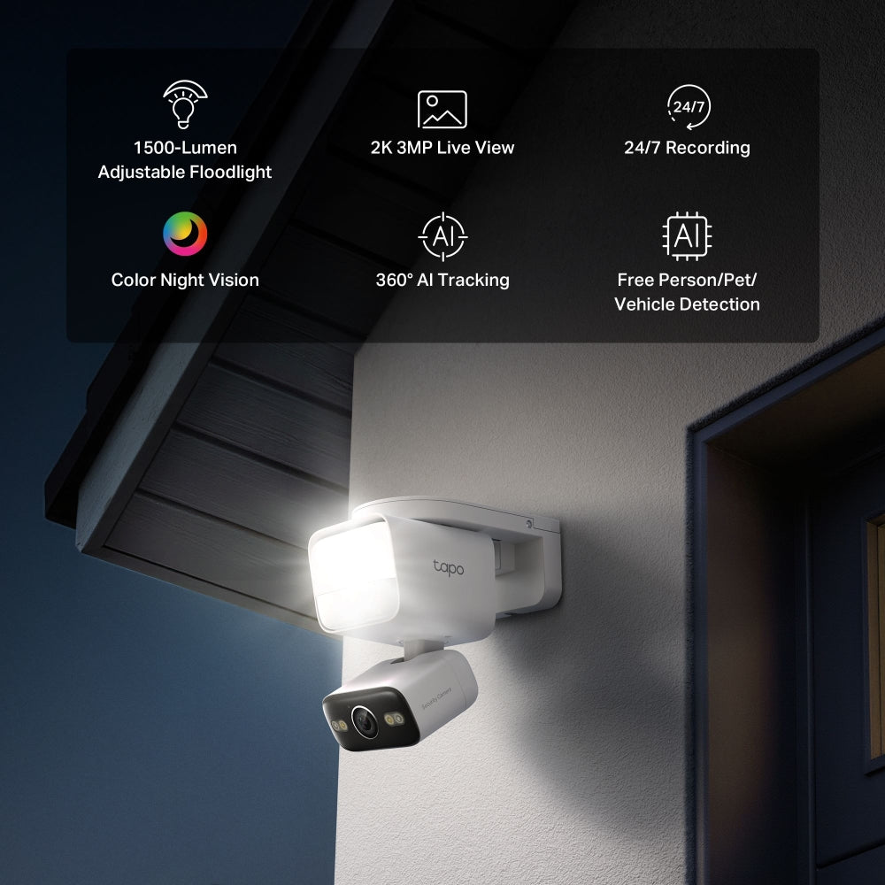 Tapo C710 | Outdoor Pan/Tilt Security Floodlight Camera