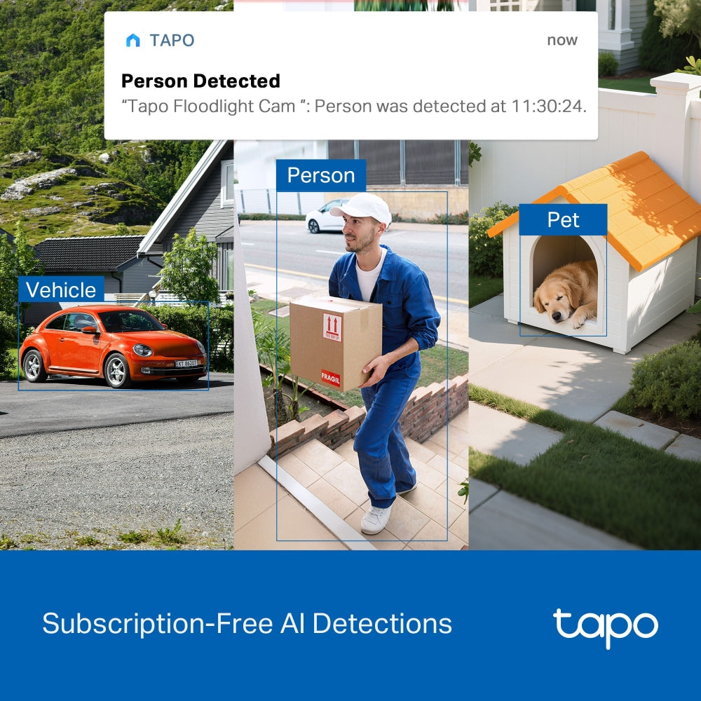 Tapo C710 | Outdoor Pan/Tilt Security Floodlight Camera