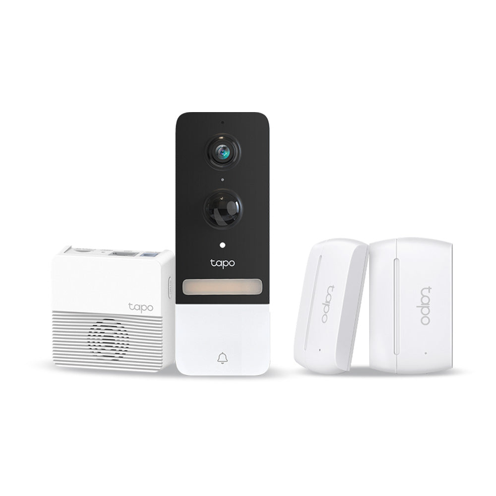 Tapo Doorbell & Entry Detection Kit, Tapo D230S1 + Tapo T110*2