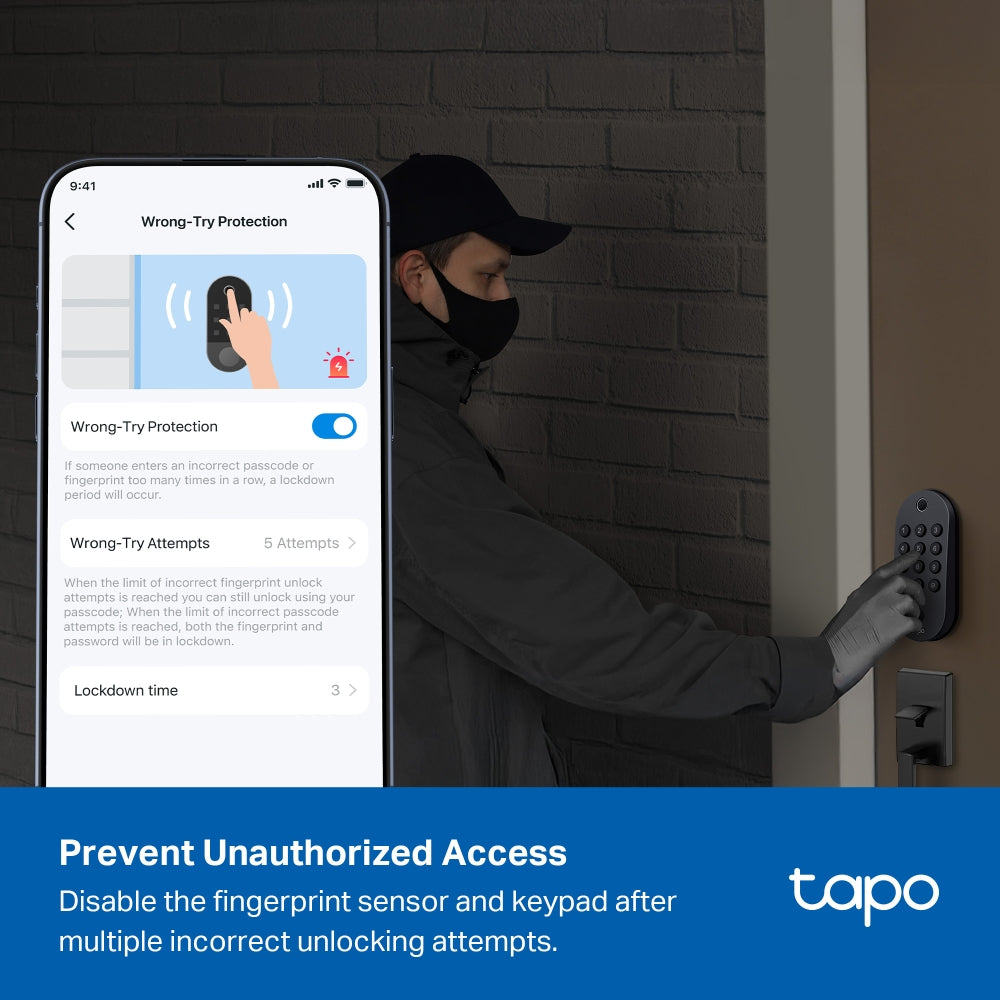 Tapo DL105 | Smart Wi-Fi Door Lock