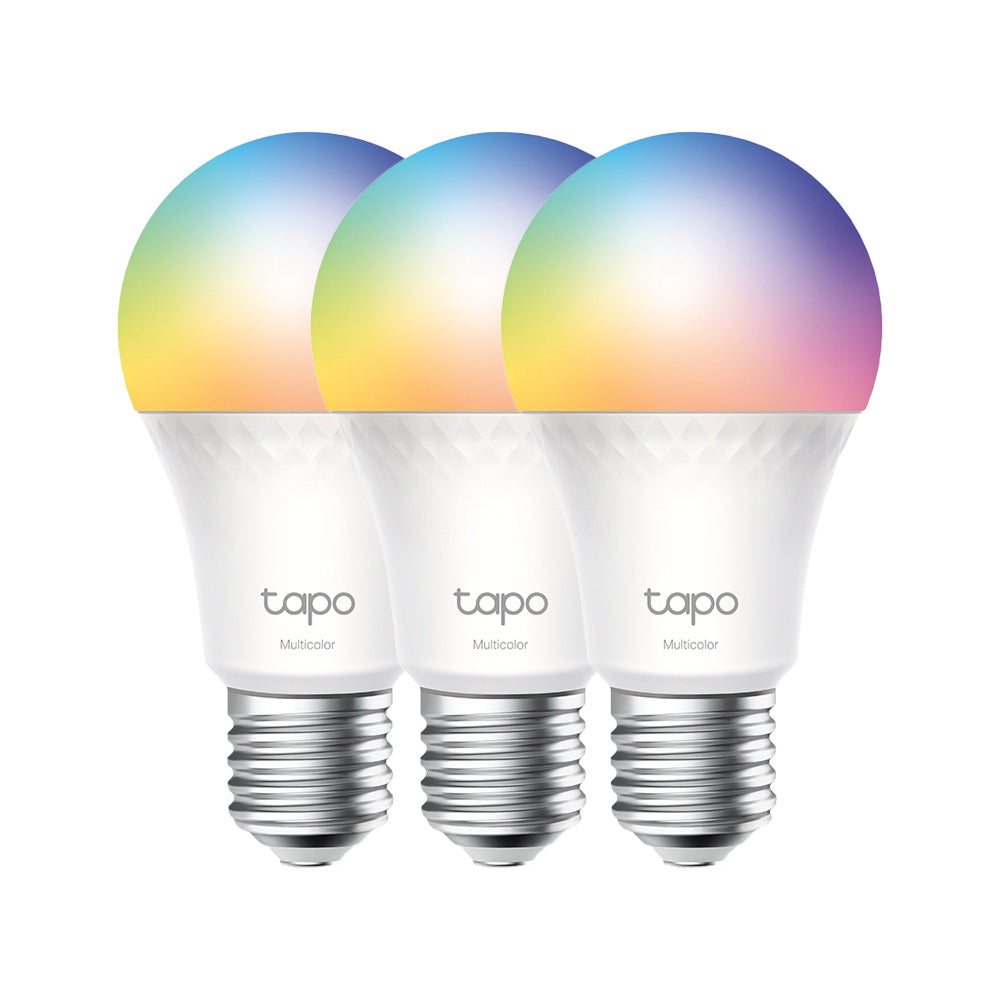 Smart Wi-Fi Light Bulb, Multicolour, Tapo L535E(3-pack), Lamp Base E27