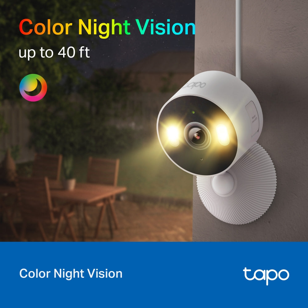 Tapo Indoor/Outdoor Wi-Fi Home Security Camera, Tapo C113(2-pack)