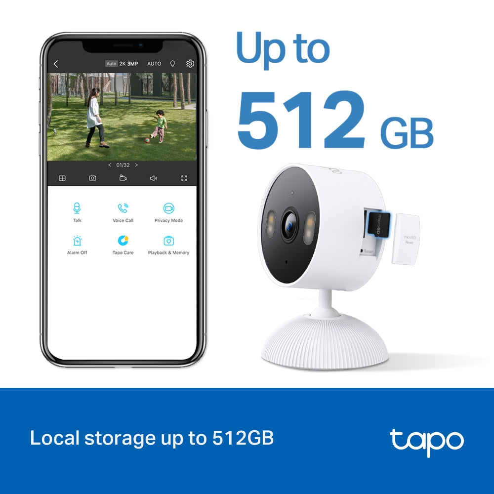 Tapo Indoor/Outdoor Wi-Fi Home Security Camera, Tapo C113(2-pack)