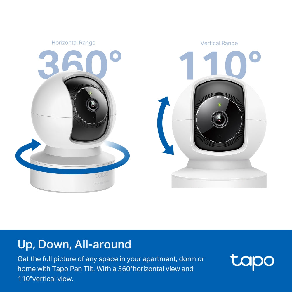 Tapo C222(2-pack) | Pan/Tilt AI Home Security Wi-Fi Camera