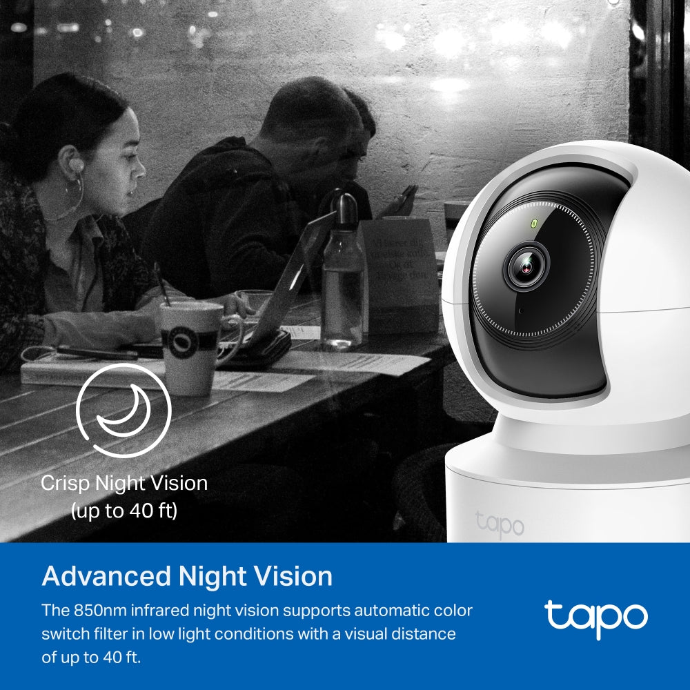 Tapo C222(2-pack) | Pan/Tilt AI Home Security Wi-Fi Camera