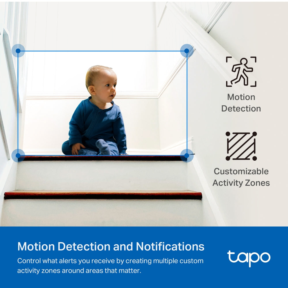 Tapo C222(2-pack) | Pan/Tilt AI Home Security Wi-Fi Camera