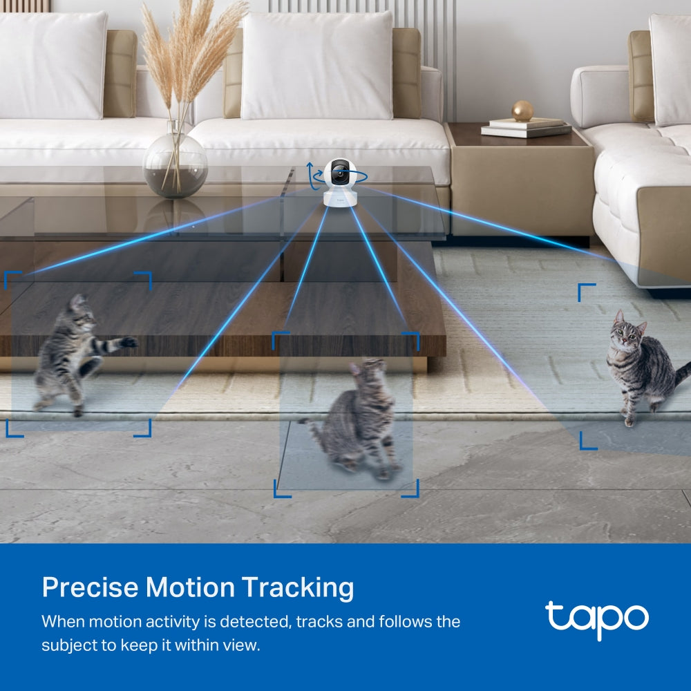 Tapo C222(2-pack) | Pan/Tilt AI Home Security Wi-Fi Camera