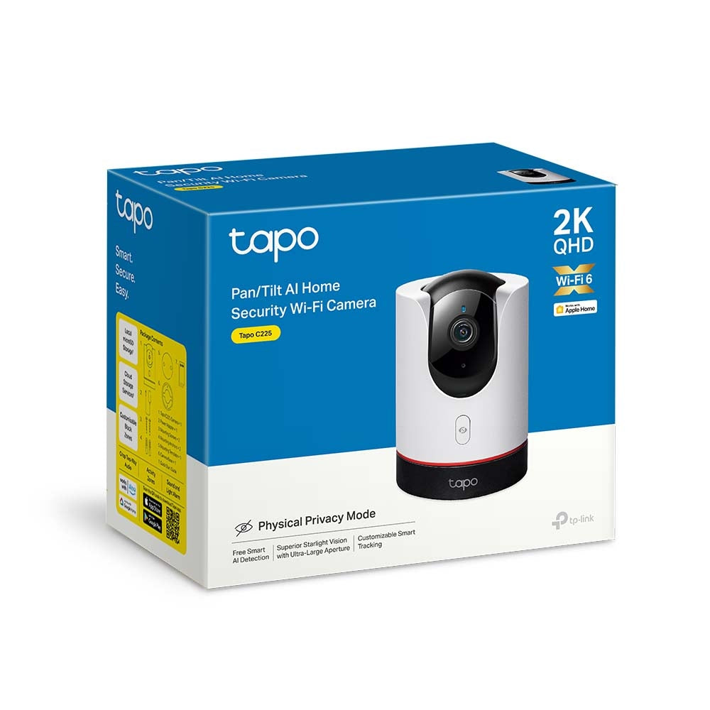 Tapo C225 | Pan/Tilt AI Home Security Wi-Fi Camera