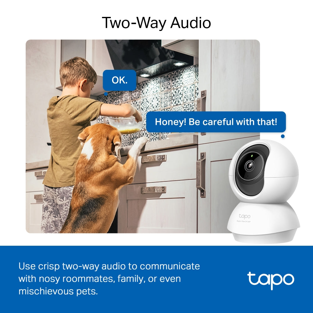 Tapo 3K Indoor Camera Kit (2 Cameras)