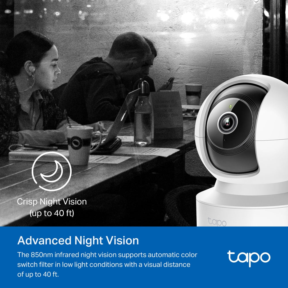 Tapo C232 | Pan/Tilt AI Home Security Wi-Fi Camera