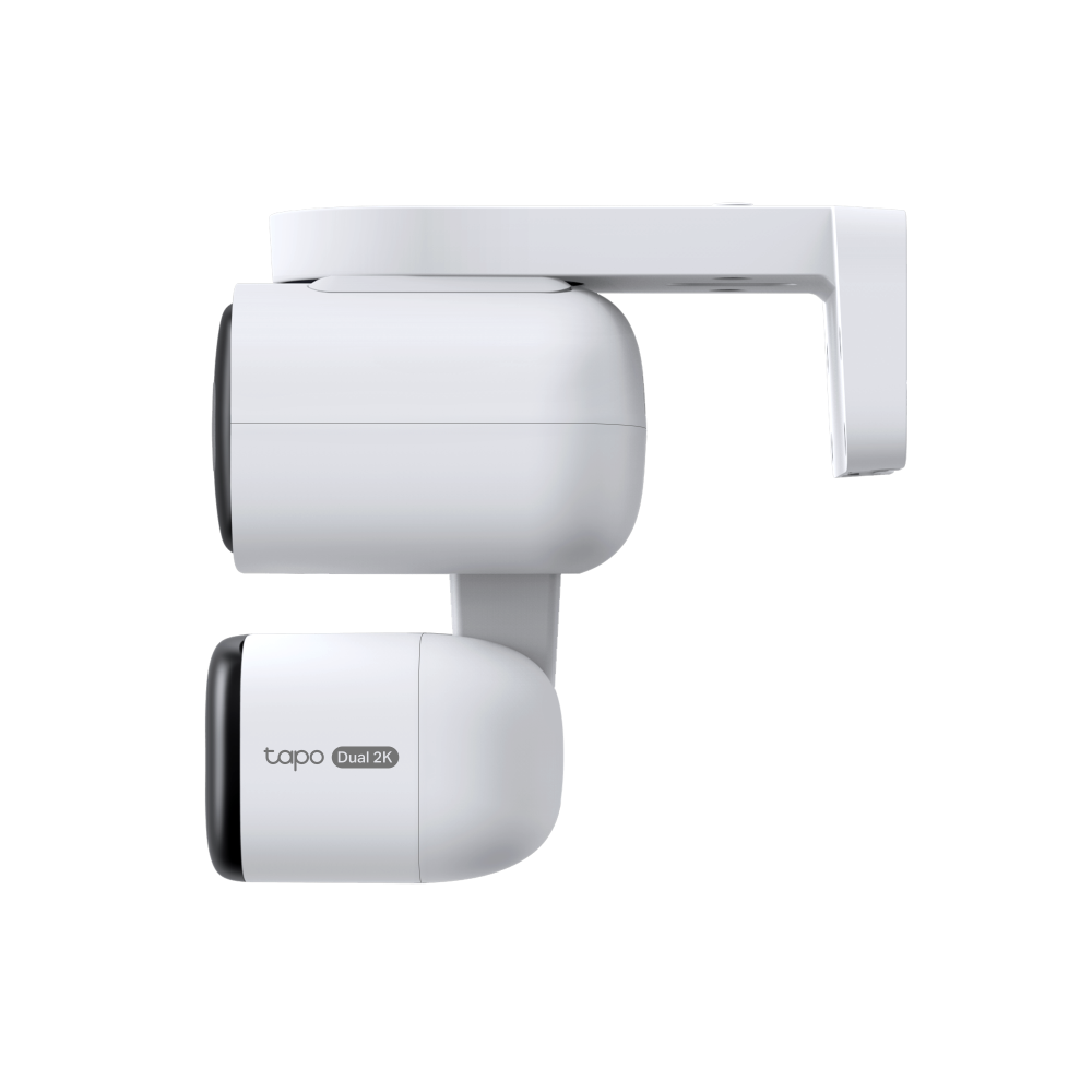 2K 3MP Indoor/Outdoor Dual Lens Pan/Tilt Security Camera, Tapo C246D(2-pack)