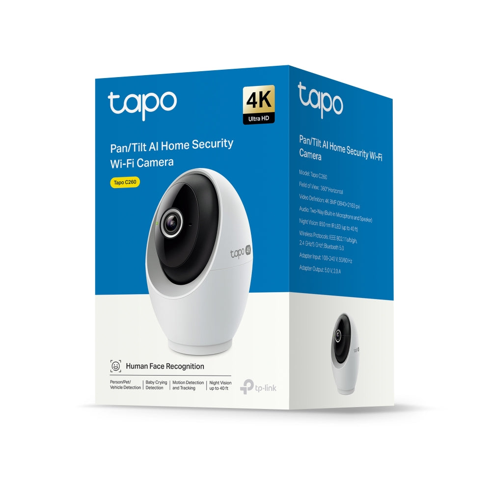 Tapo C260 | Pan/Tilt AI Home Security Wi-Fi Camera