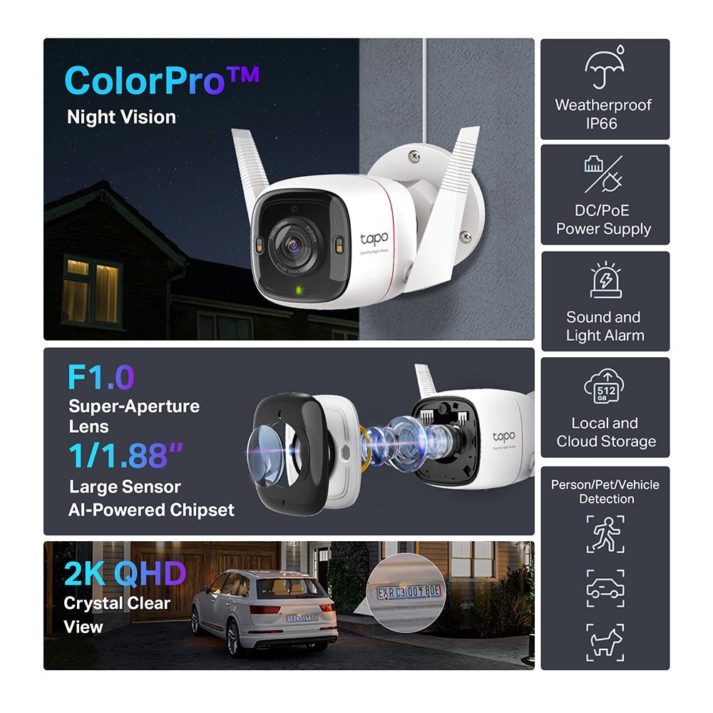 Tapo C325WB(2-pack) | Outdoor Security Wi-Fi Camera