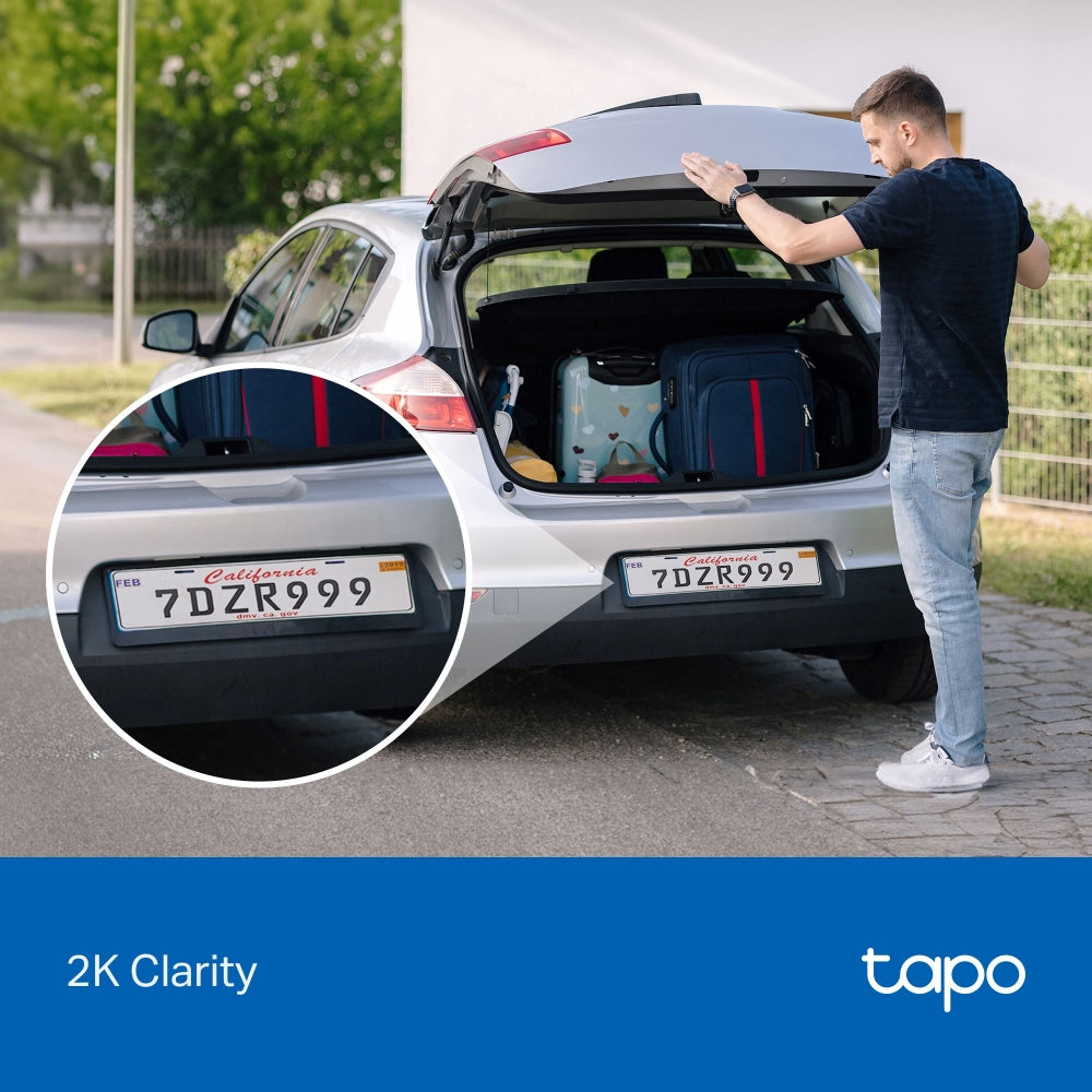 2K 3MP Battery-Powered Outdoor Security Camera, Tapo C411(2-pack)