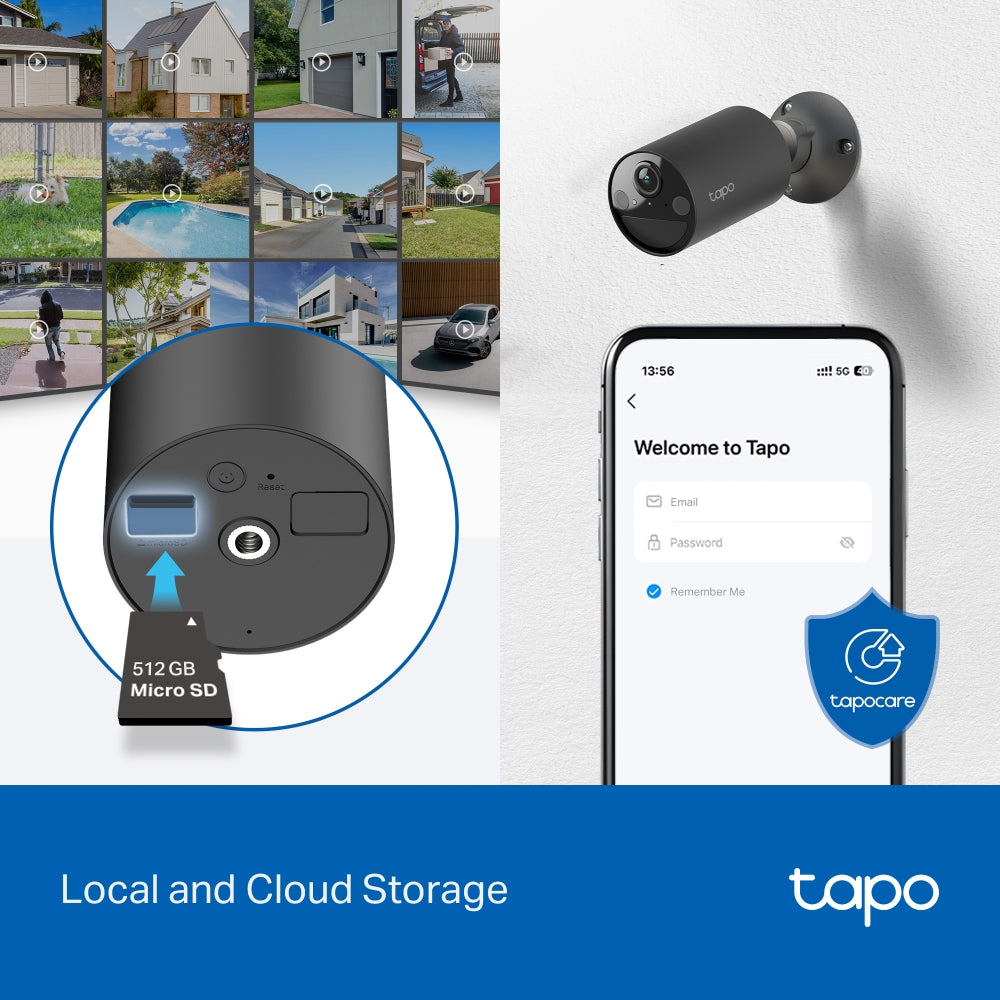 2K 3MP Battery-Powered Outdoor Security Camera, Tapo C411(2-pack)