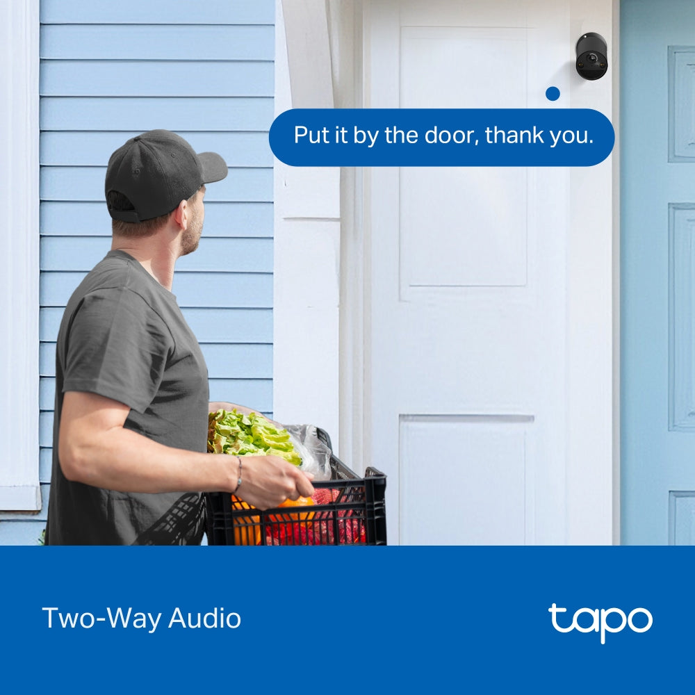 2K 3MP Battery-Powered Outdoor Security Camera, Tapo C411(2-pack)