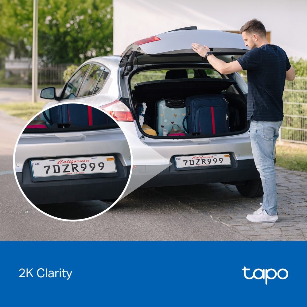 2K 3MP Solar-Powered Security Camera Kit, Tapo C411 KIT(2-pack)