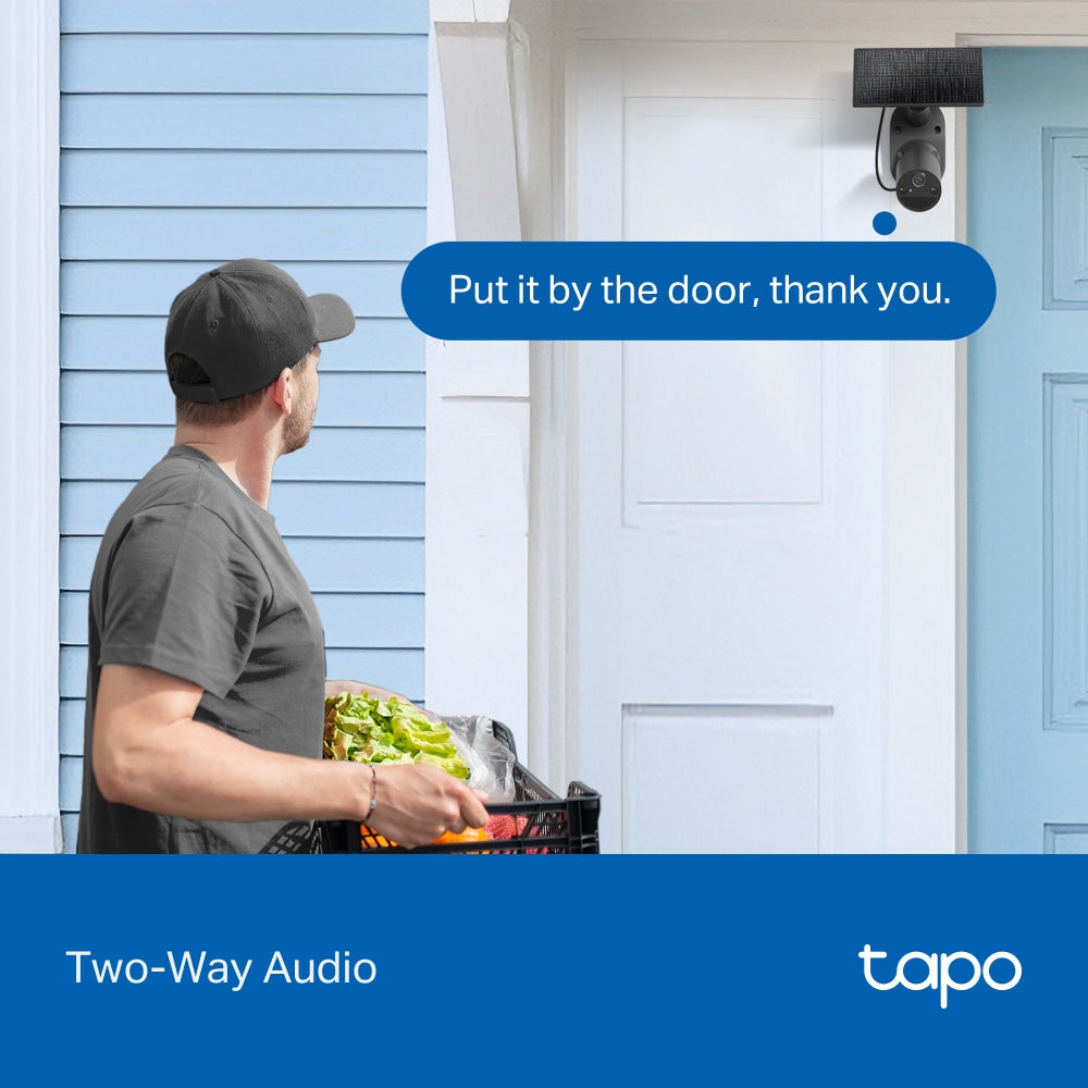 2K 3MP Solar-Powered Security Camera Kit, Tapo C411 KIT(2-pack)