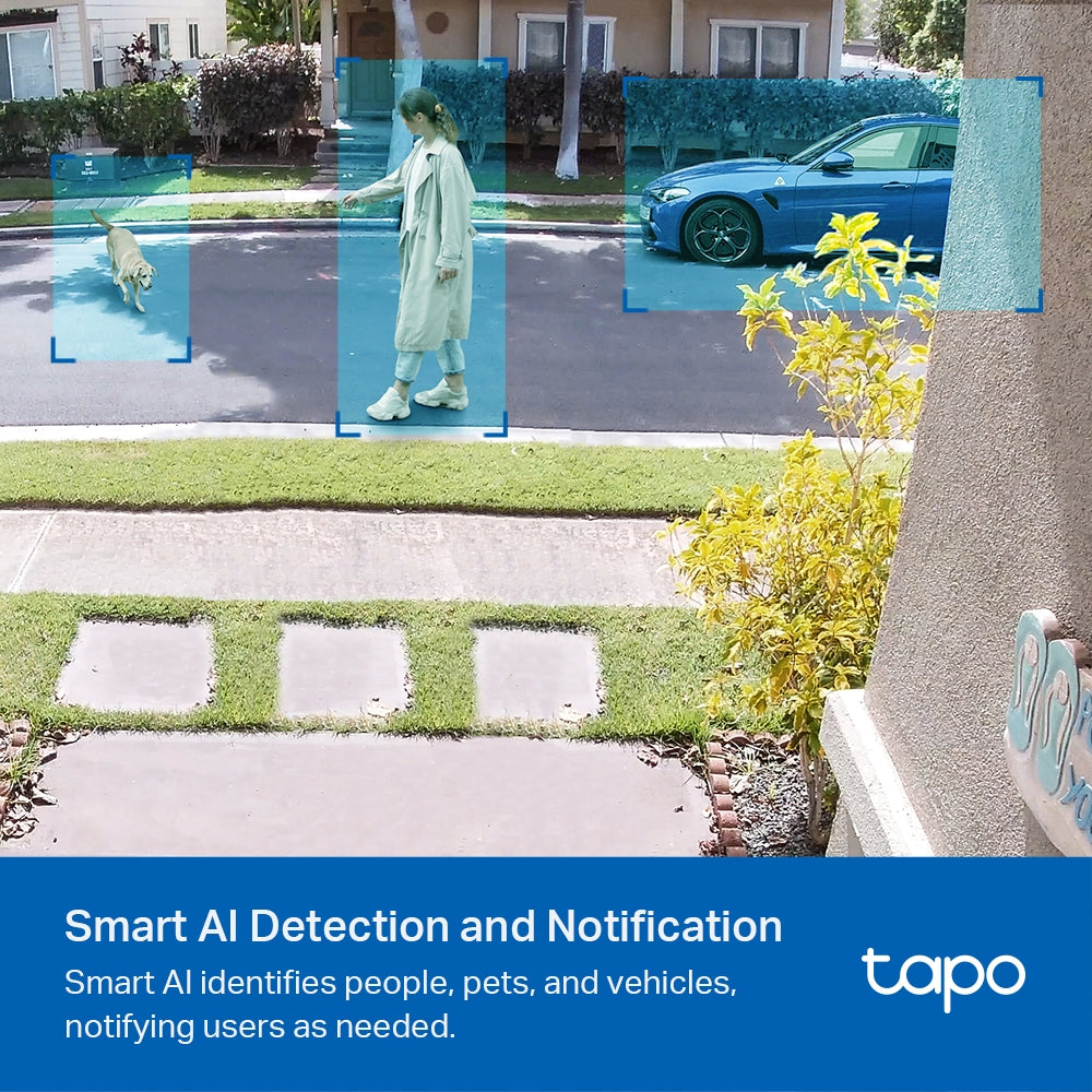 Tapo C420S4 | Smart Wire-Free Security Camera System, 4-Camera System