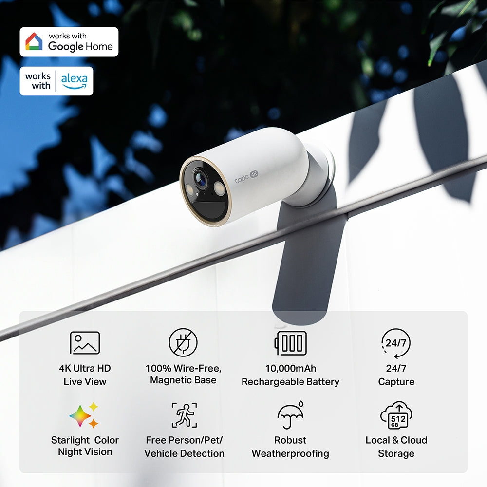 Tapo C460(2-pack) | Battery-Powered Outdoor Security Camera
