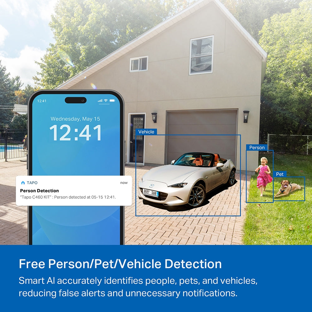 Tapo C460 KIT | 4K Solar-Powered Security Camera Kit