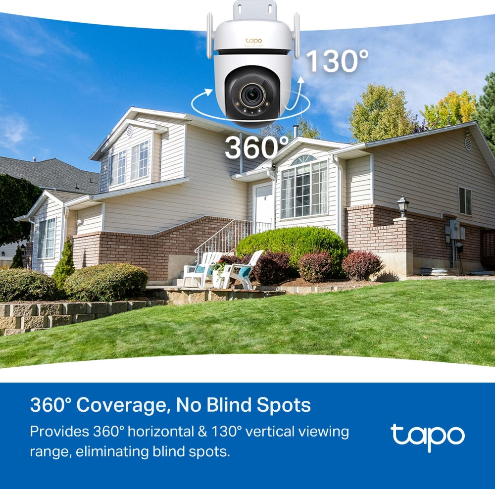 Outdoor Pan/Tilt Security Wi-Fi Camera, Tapo C530WS