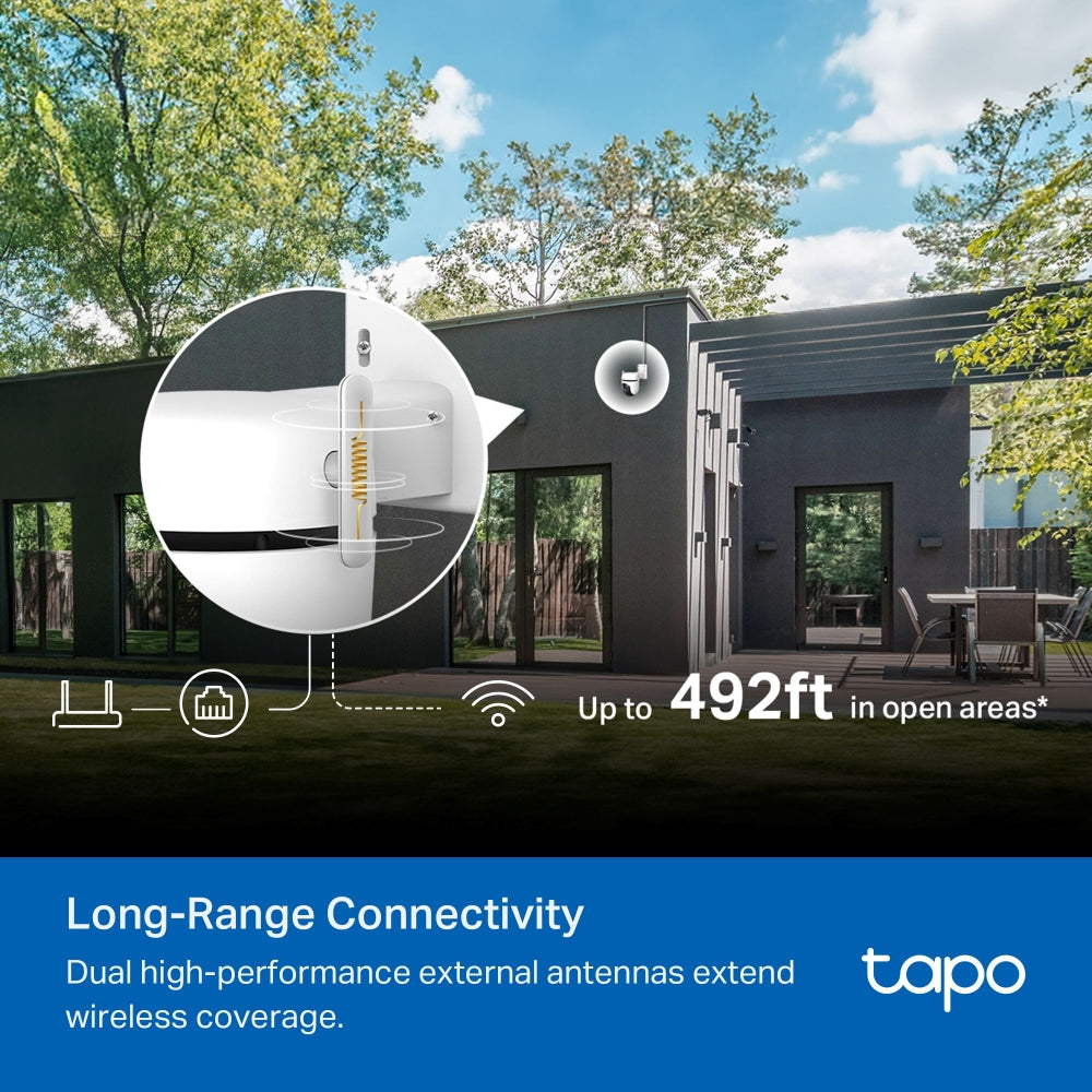 Outdoor Pan/Tilt Security Wi-Fi Camera, Tapo C530WS