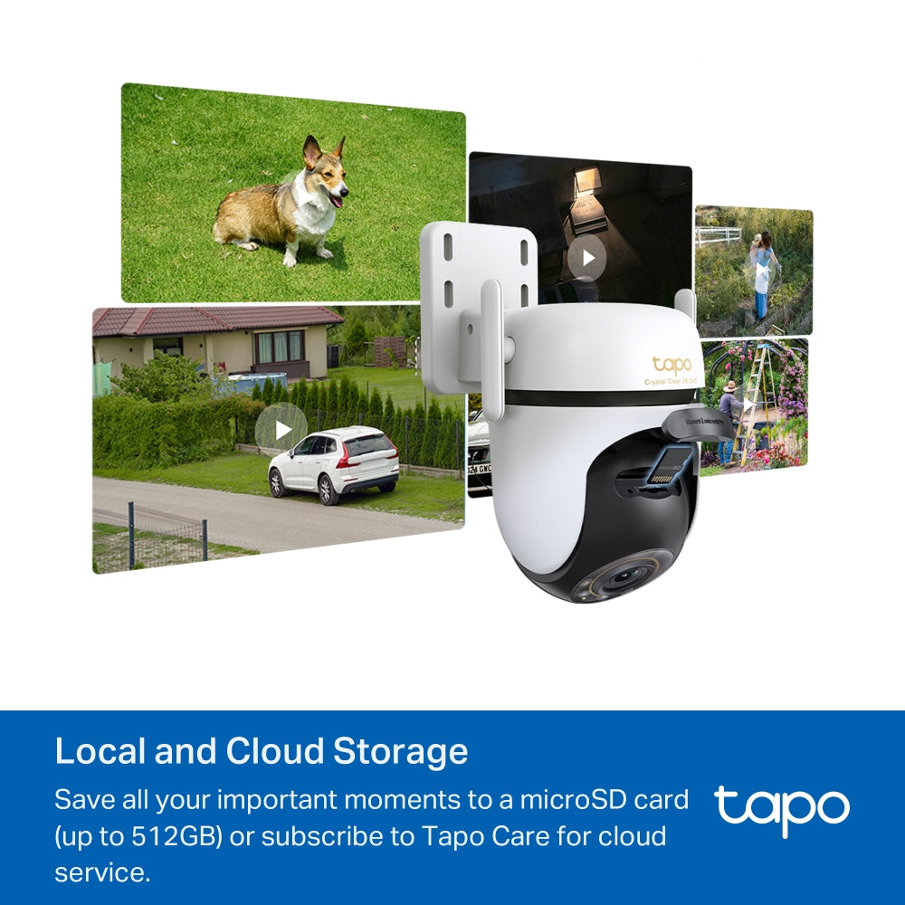 Outdoor Pan/Tilt Security Wi-Fi Camera, Tapo C530WS
