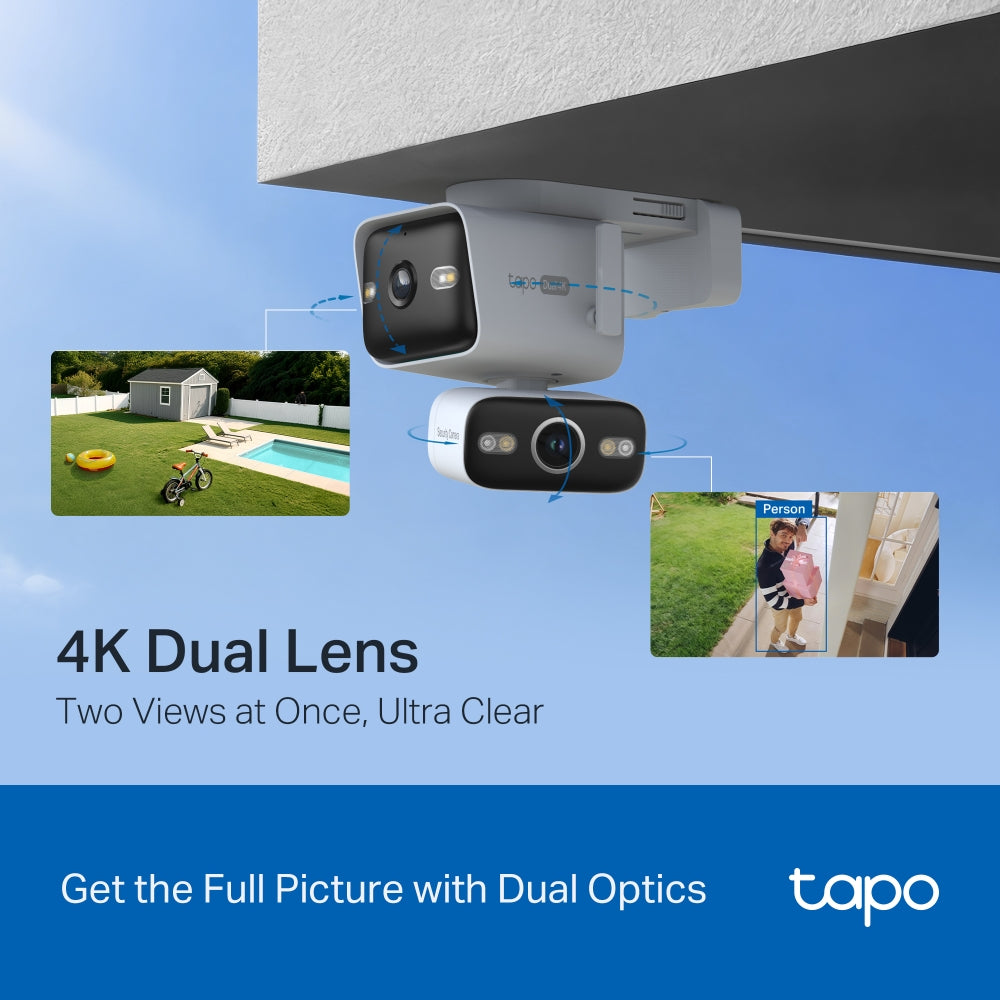Tapo C575D | Outdoor Dual Lens Pan/Tilt Security Camera