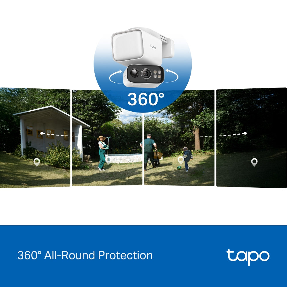 Tapo C615F KIT | Solar-Powered Floodlight Pan/Tilt Security Camera Kit