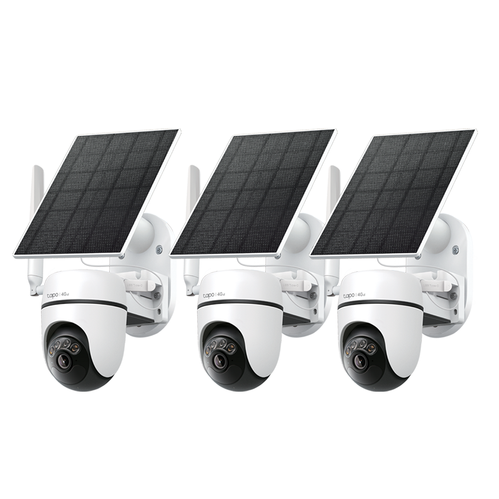 Tapo C615G KIT | Solar-Powered Pan/Tilt 4G LTE Security Camera Kit