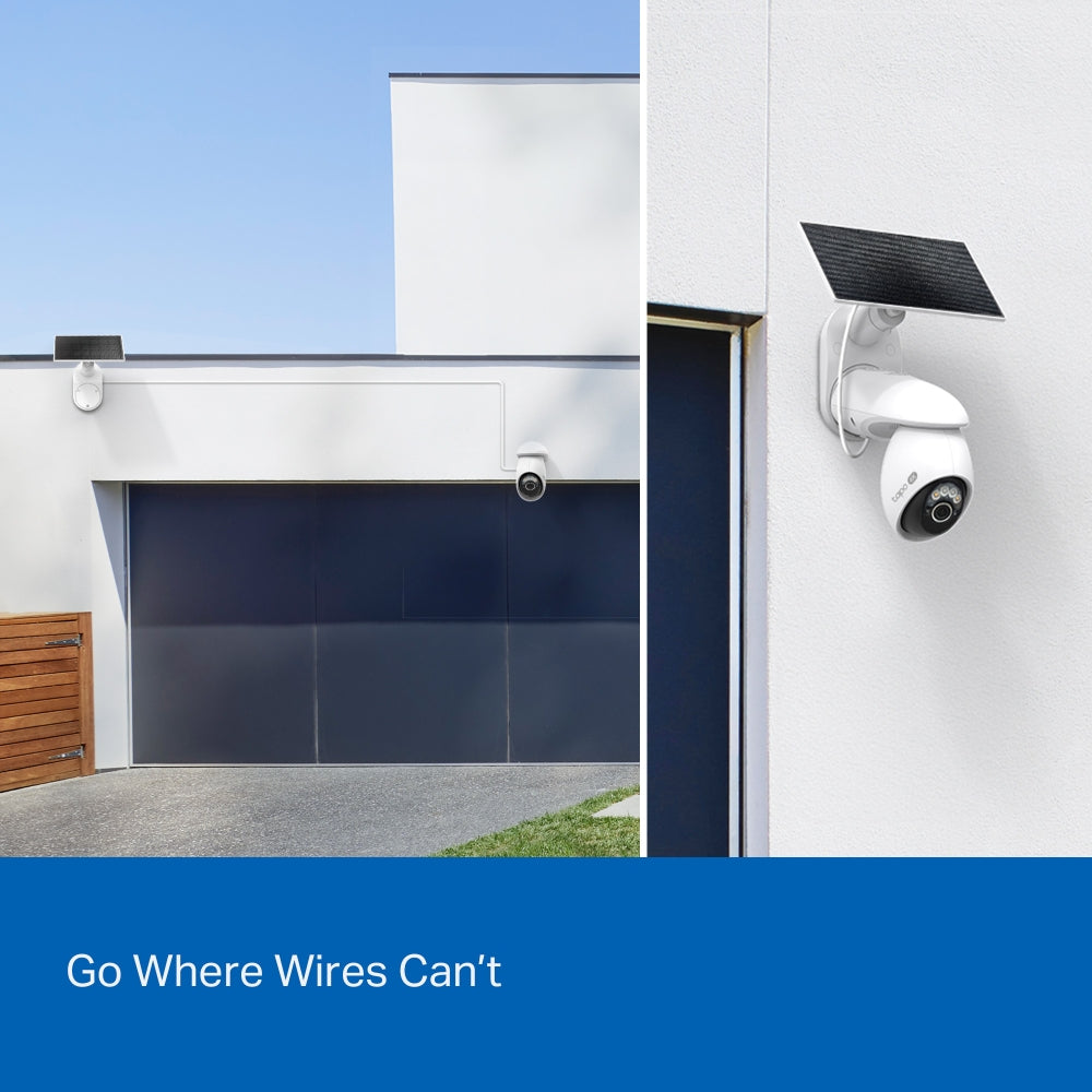 Tapo C660 KIT | Solar Pan/Tilt Security Camera Kit, 4K 8MP, AI Tracking