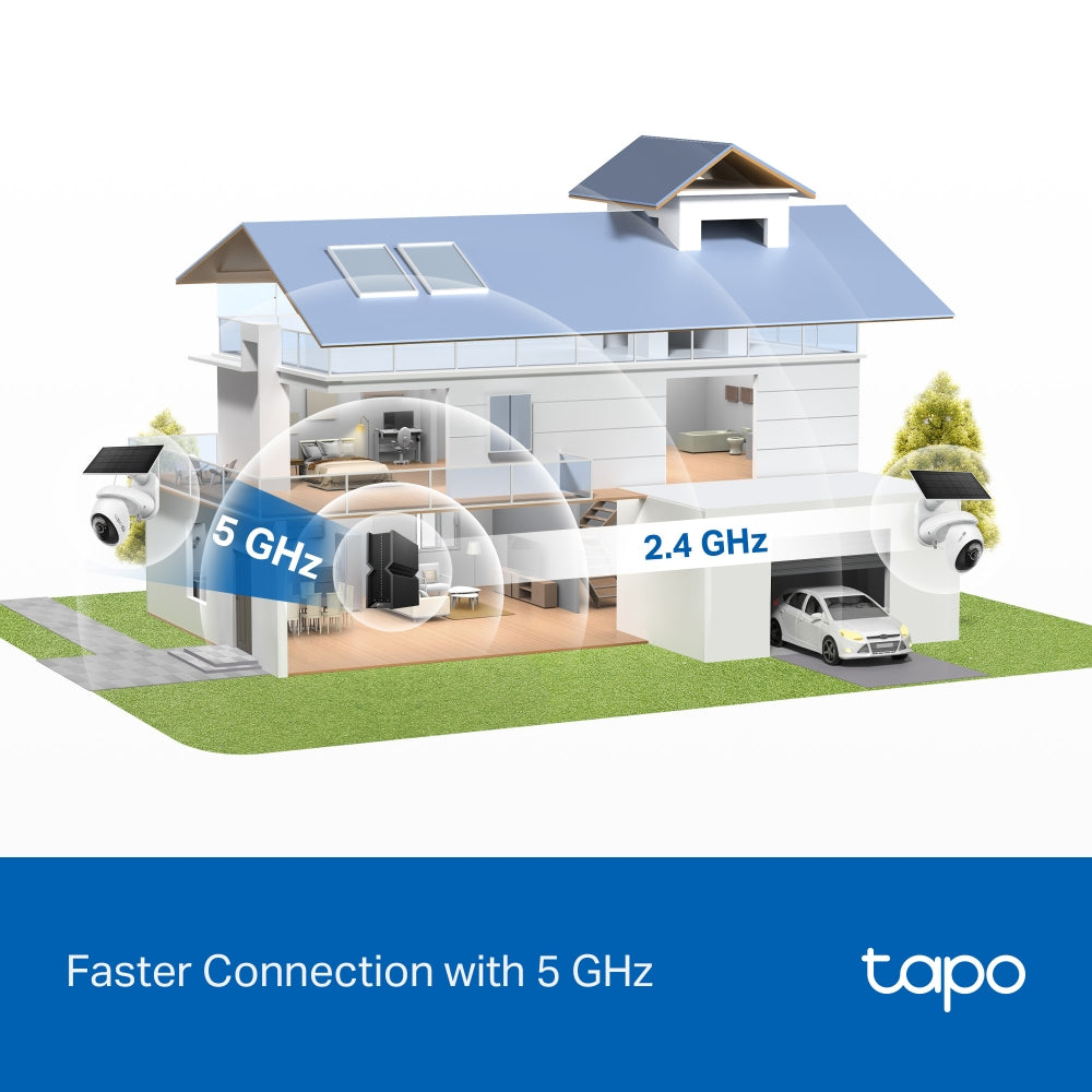 Tapo C660 KIT | 4K Solar-Powered Pan/Tilt Security Camera Kit