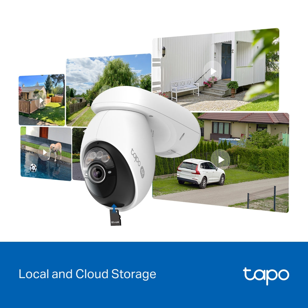 Tapo C660 KIT | 4K Solar-Powered Pan/Tilt Security Camera Kit