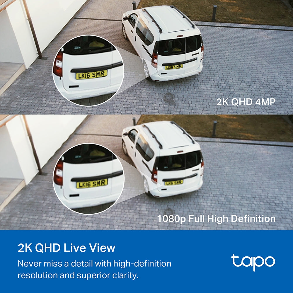 Tapo C720 | Smart Floodlight Camera, 2K QHD, AI Detection