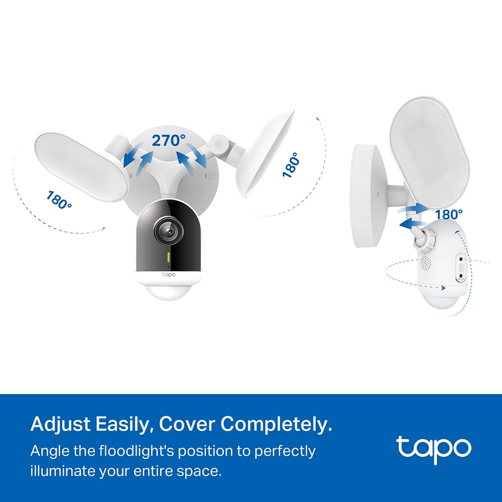 Tapo C720 | Smart Floodlight Camera, 2K QHD, AI Detection