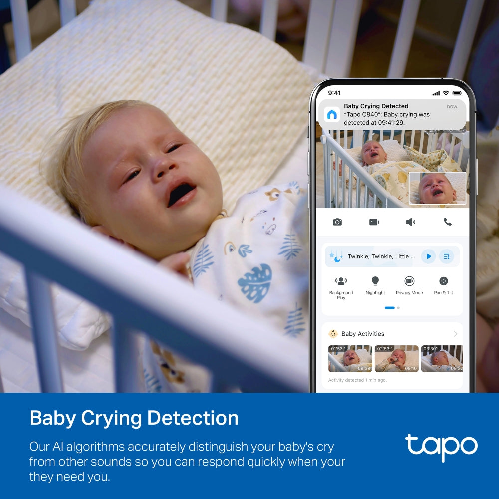 Tapo C840 | Dual-Lens Smart Baby Camera