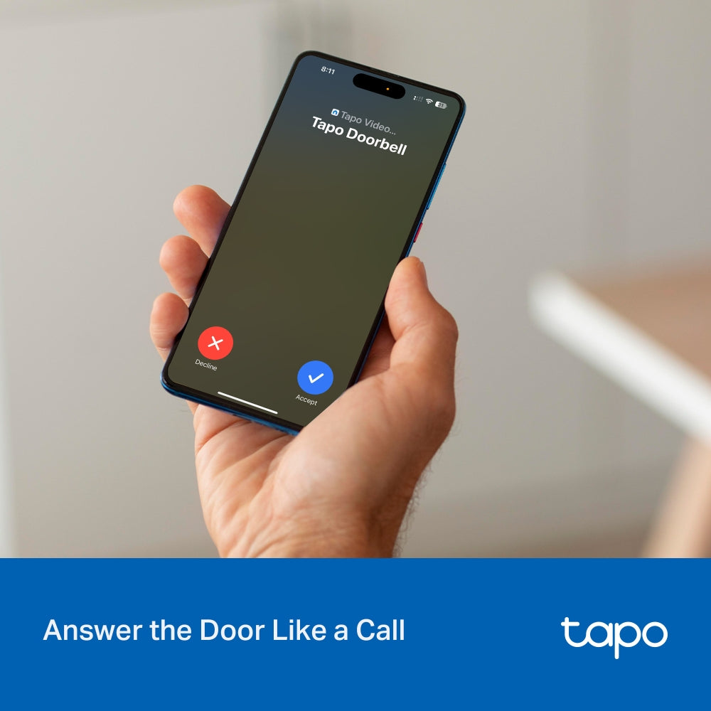 Tapo D205 | 2K Smart Video Doorbell Mini