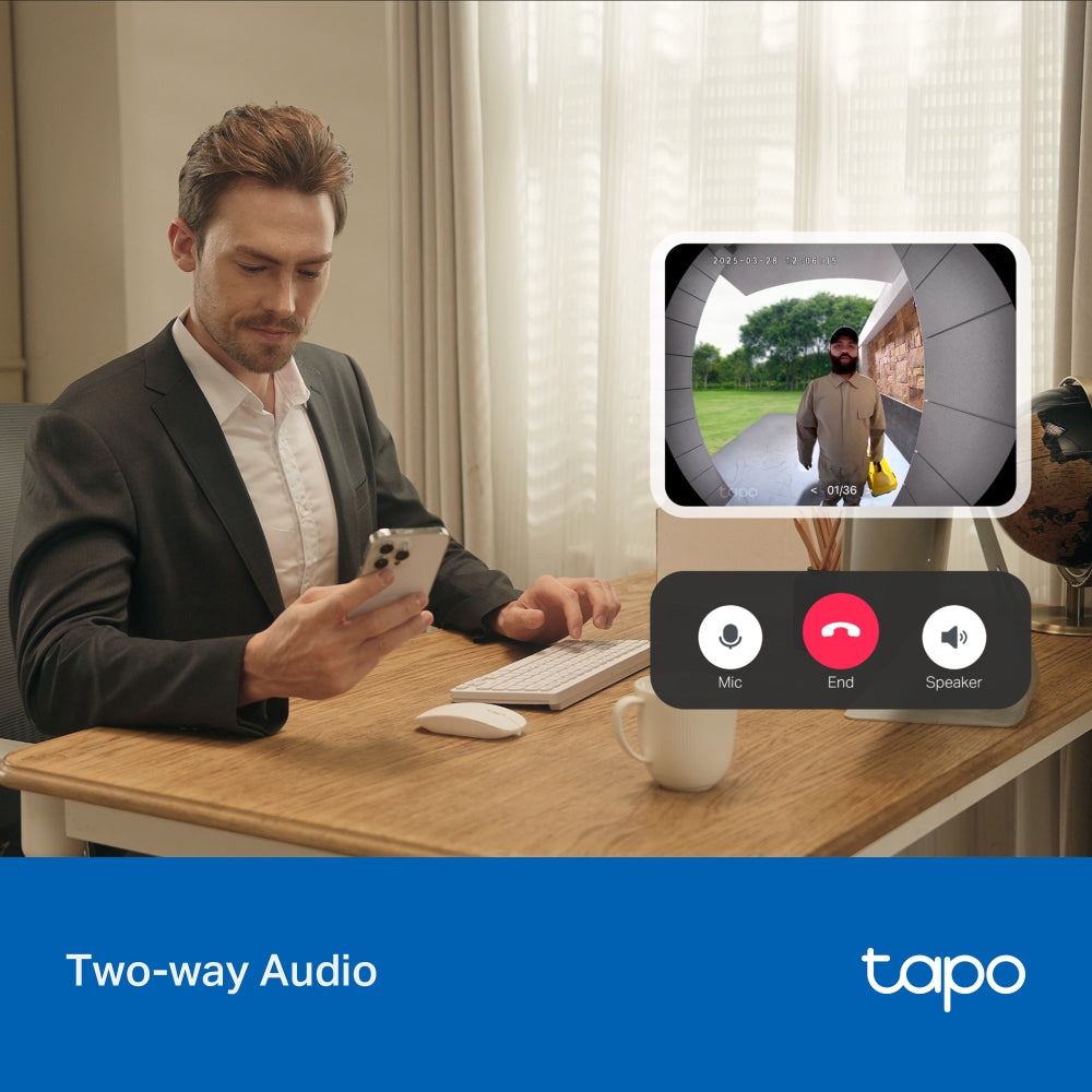 Tapo D205 | 2K Smart Video Doorbell Mini