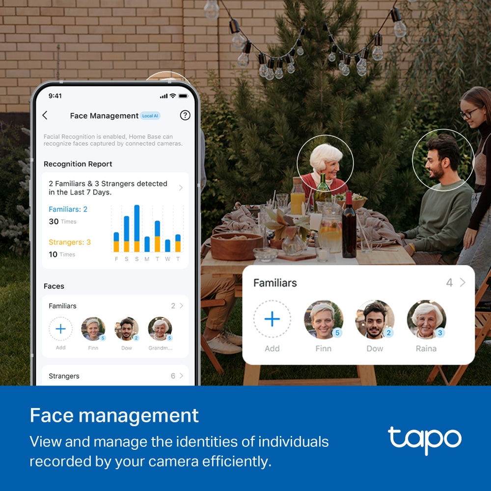 Tapo AI Outdoor Surveillance Kit – 2K (3 Cameras)