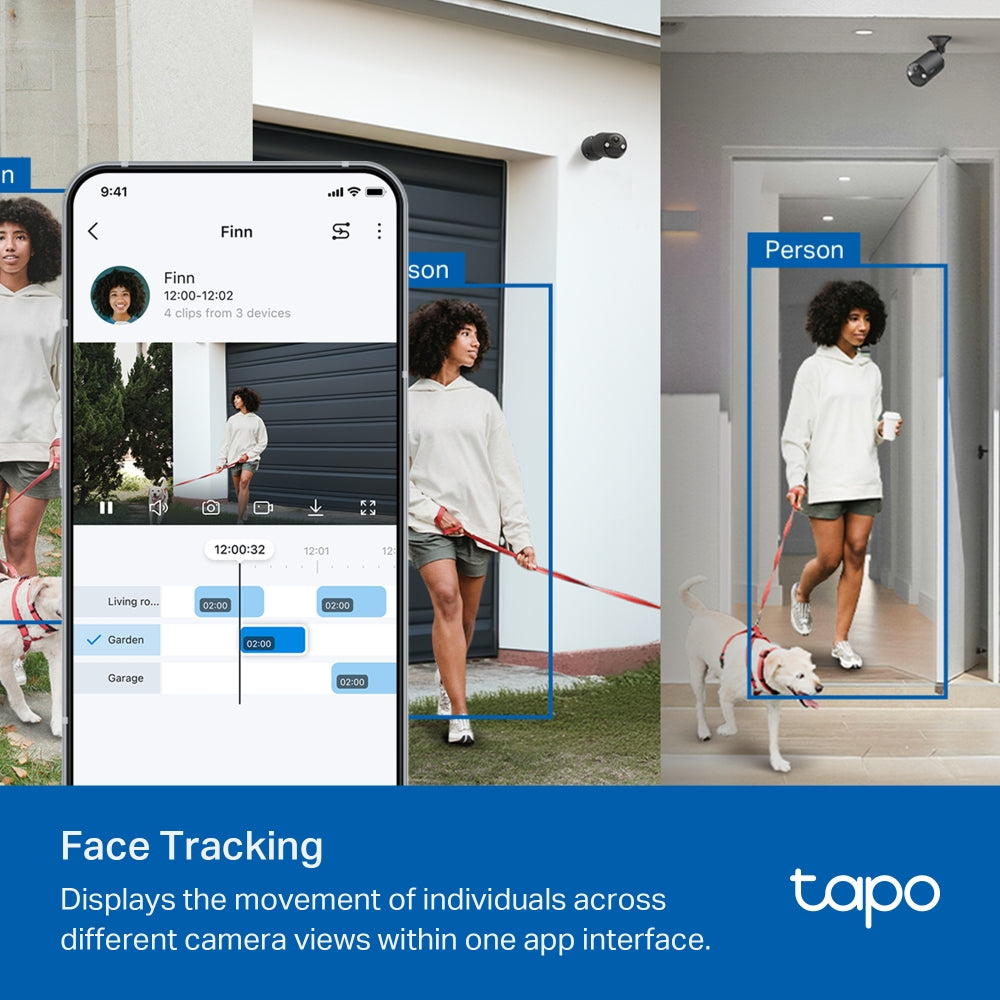 Tapo AI Outdoor Surveillance Kit – 2K (3 Cameras)