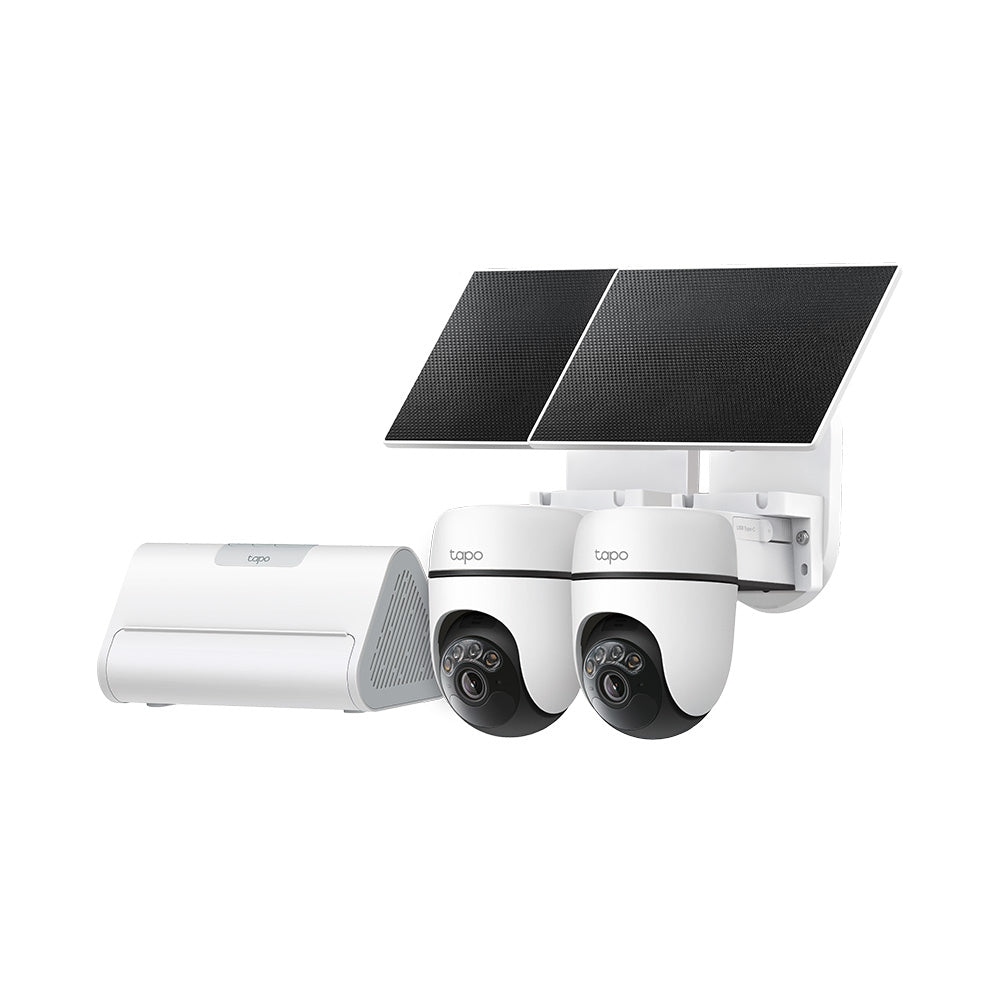 Tapo HB112 | Solar Cam 2K Pan/Tilt (2-Cam Kit)