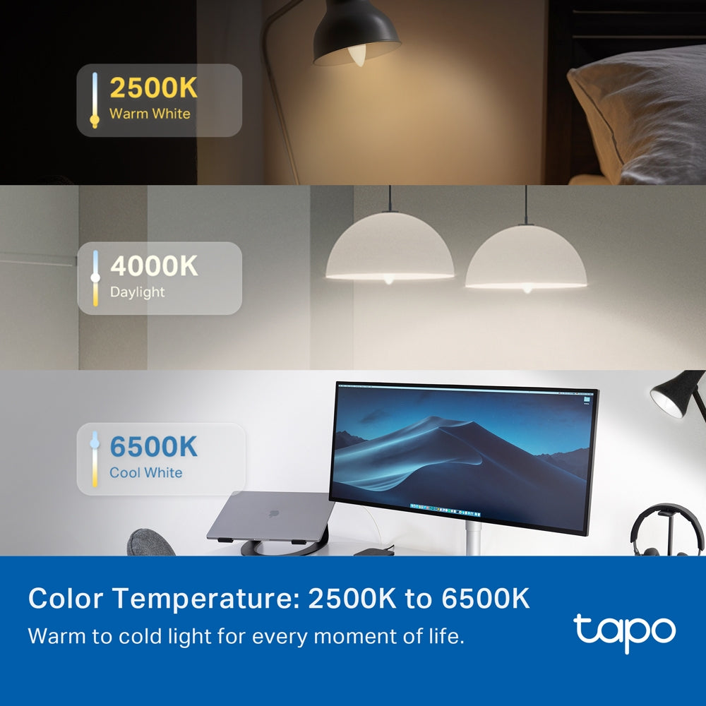 Smart Light Bulb, Multicolour, Tapo L430C(2-pack)
