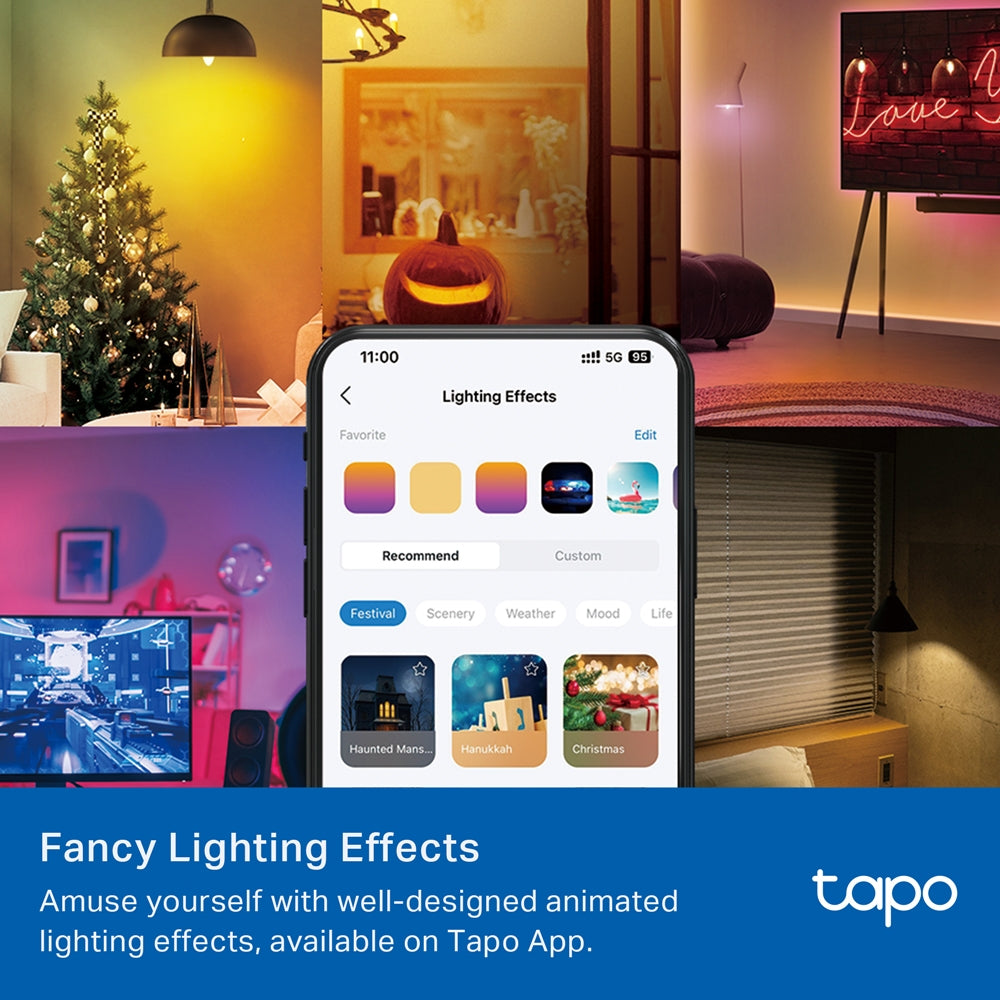 Smart Light Bulb, Multicolour, Tapo L430C(2-pack)