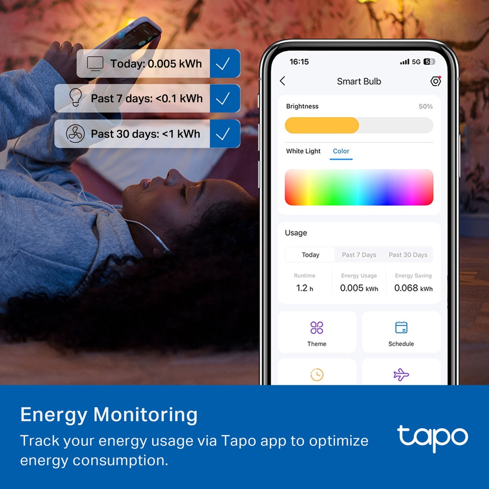 Smart Light Bulb, Multicolour, Tapo L430C(2-pack)