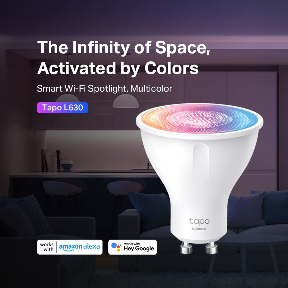 Tapo L630 (3-pack) | Smart Wi-Fi Spotlight, Multicolour, Bulb base GU10
