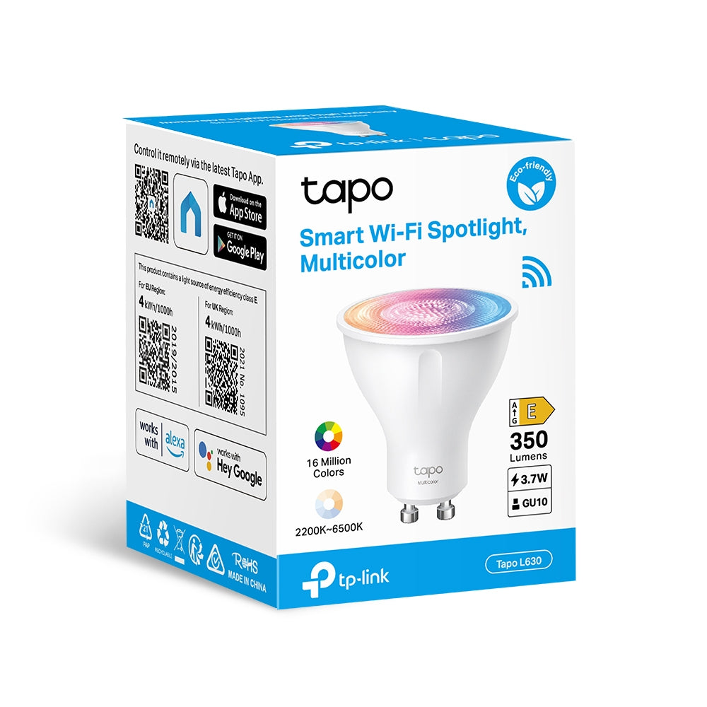 Tapo L630 | Smart Wi-Fi Spotlight, Multicolour, Bulb base GU10