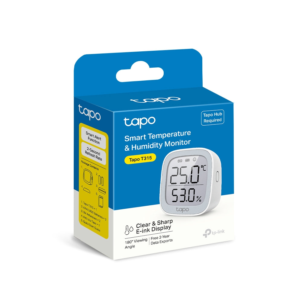Tapo T315 (3-pack) | Tapo Smart Temperature & Humidity Monitor