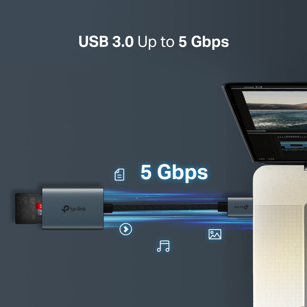 UA430 | USB 3.0 Type-A to SD & microSD 3.0 Card Reader
