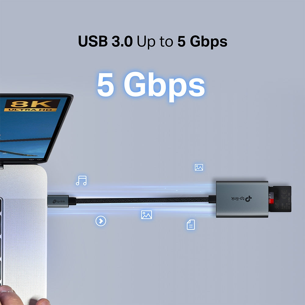 UA440C | USB 3.0 Type-C to SD & microSD 4.0 Card Reader